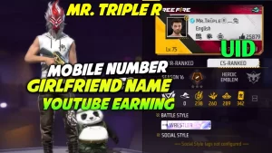 Mr Triple R free fire id