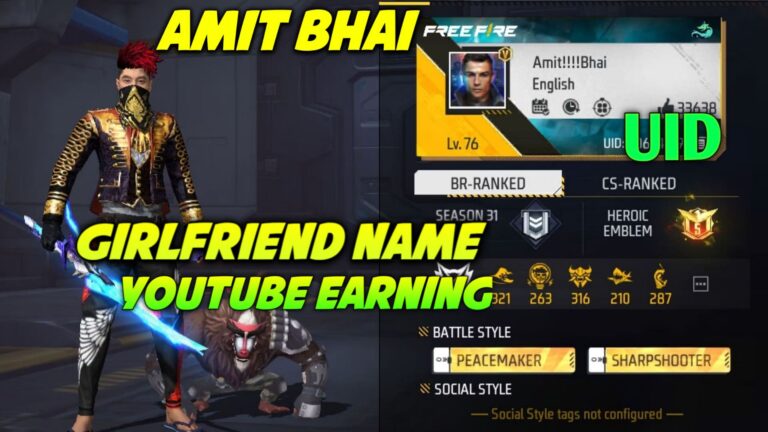 Who Is Amitbhai In Free Fire