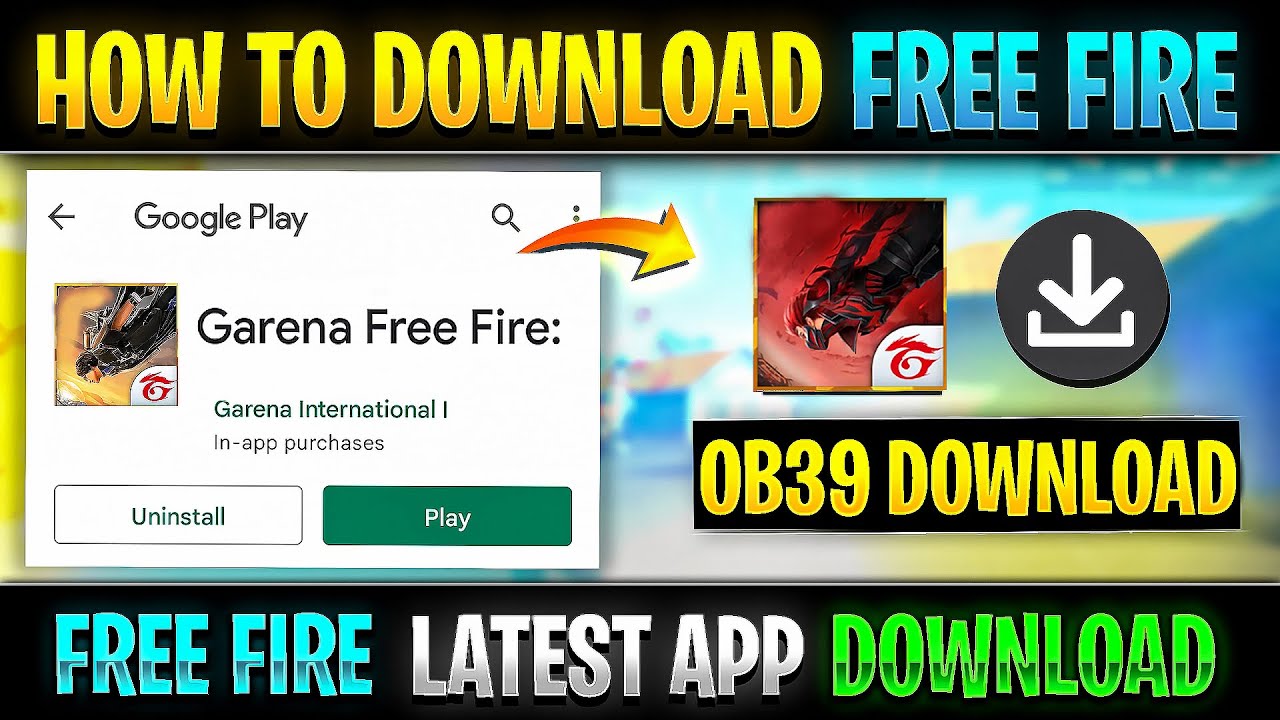 Garena Free Fire Apk Download 2023 Ob39
